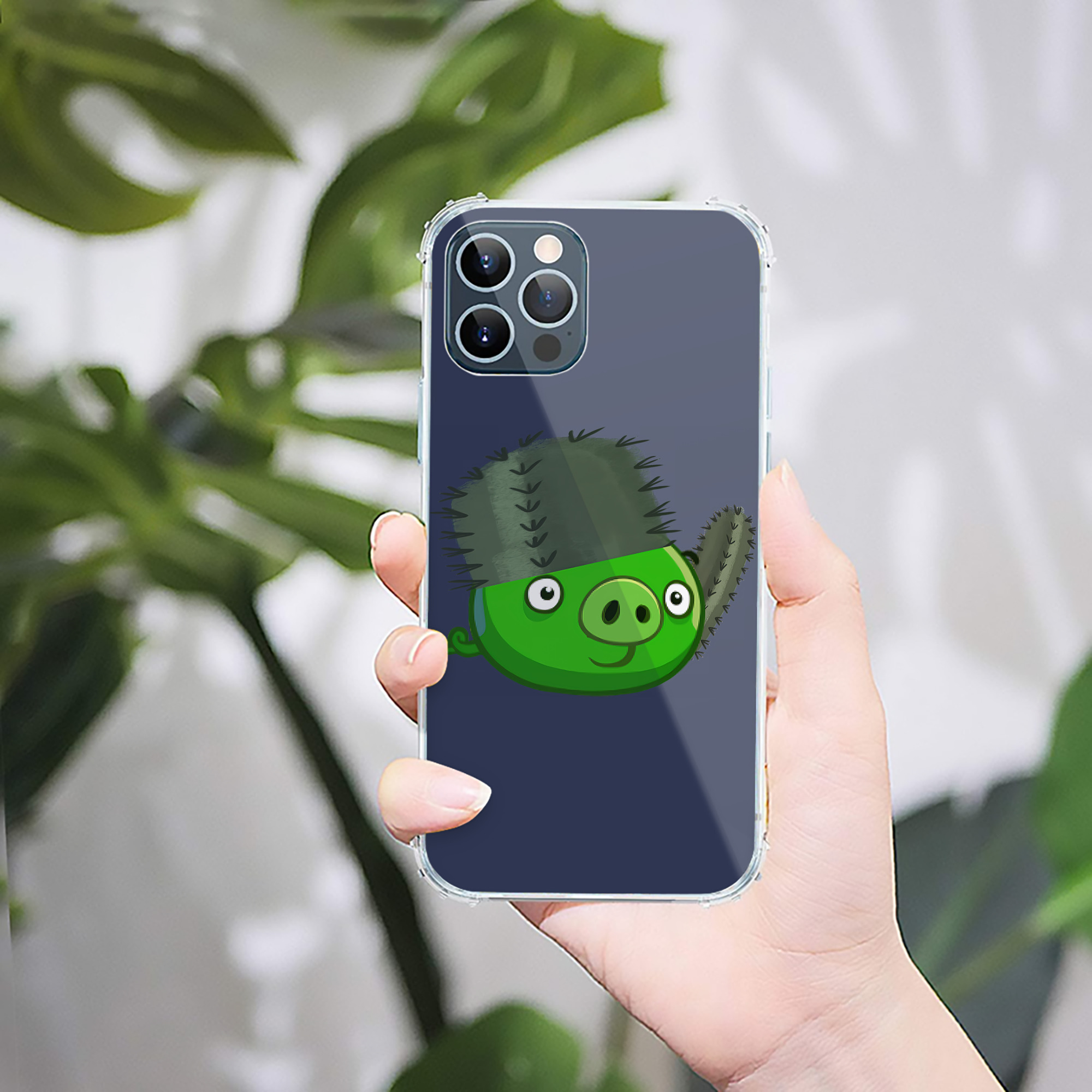（画像用） Angry Birds アングリーバード 【iPhone 12シリーズ対応】透明スマホケース（クリアソフトケース）